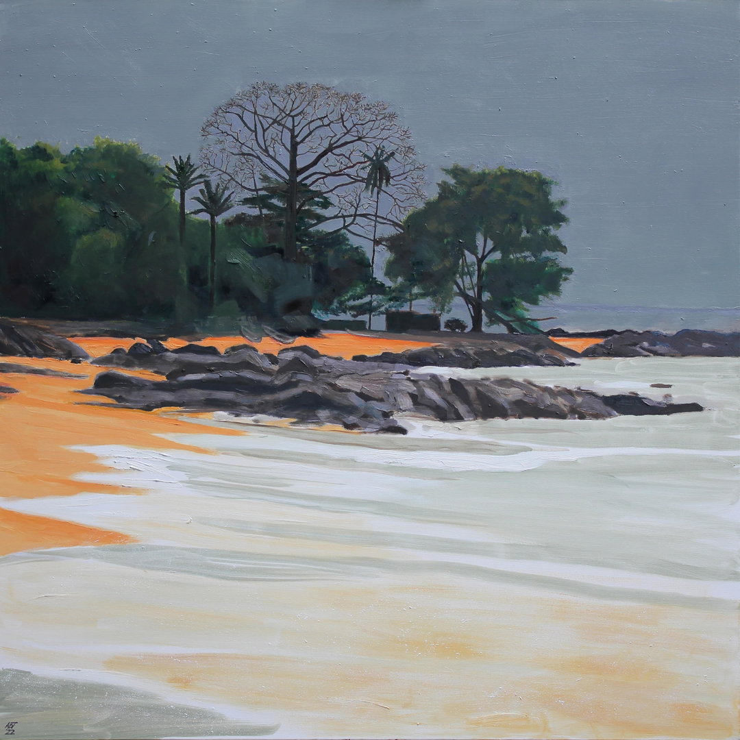 itsnicethat-Arthur Timothy, A GATHERING STORM, 101.6cm x 101.6cm, Courtesy of the artist and Gallery 1957.jpg