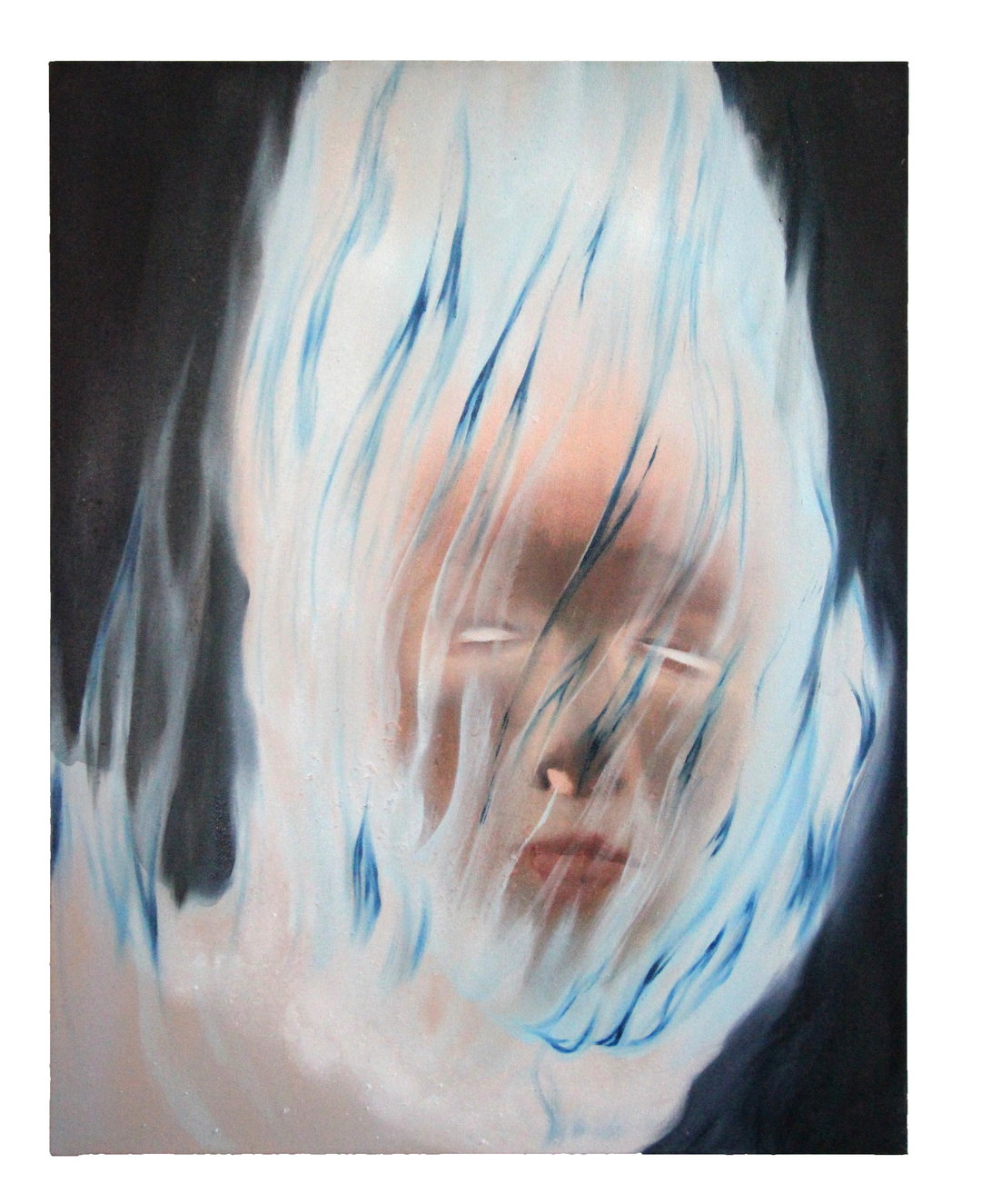 itsnicethat-Evanescence #3 63x50cm watercolor, oil on canvas.jpg