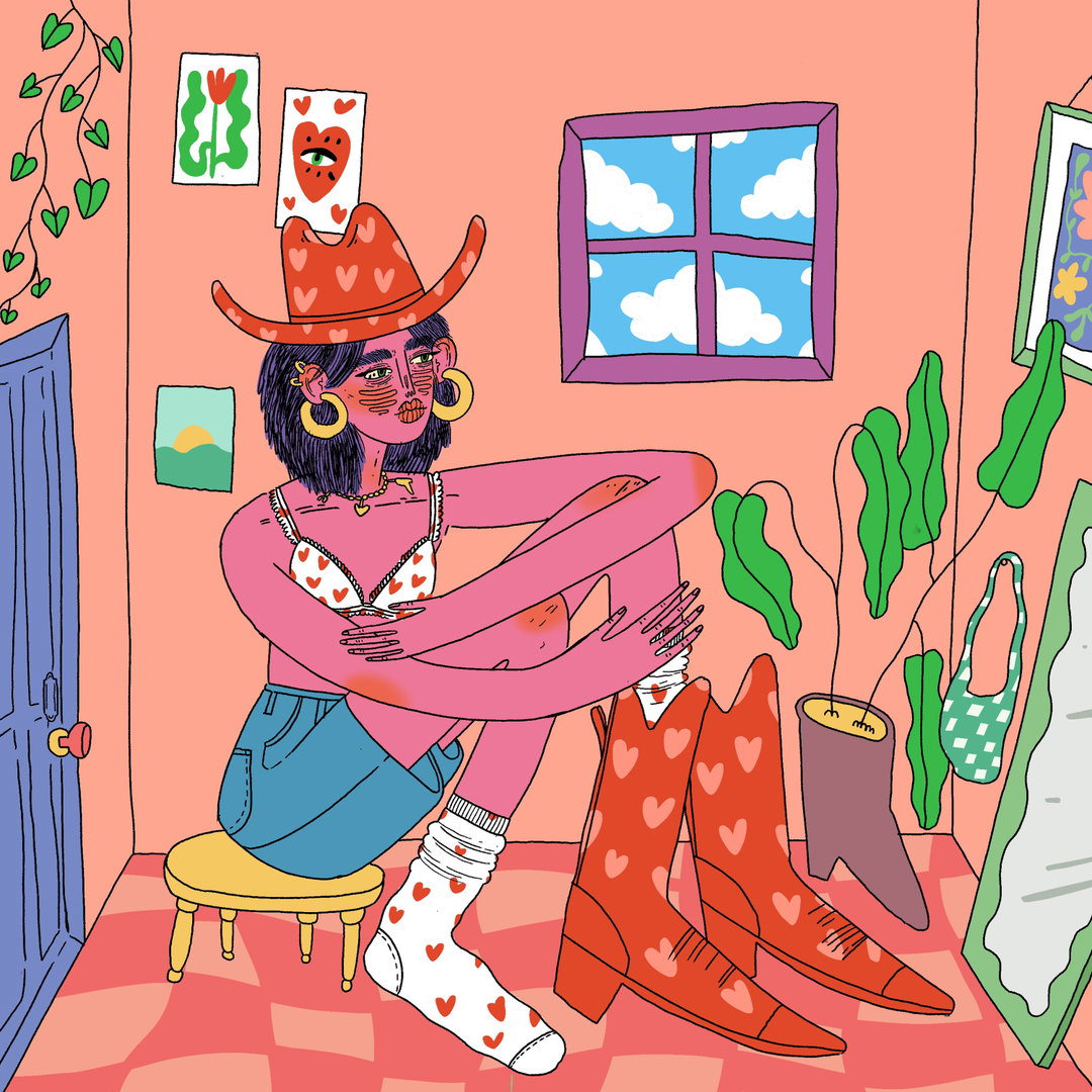 itsnicethat-Getting ready for the rodeo.jpg