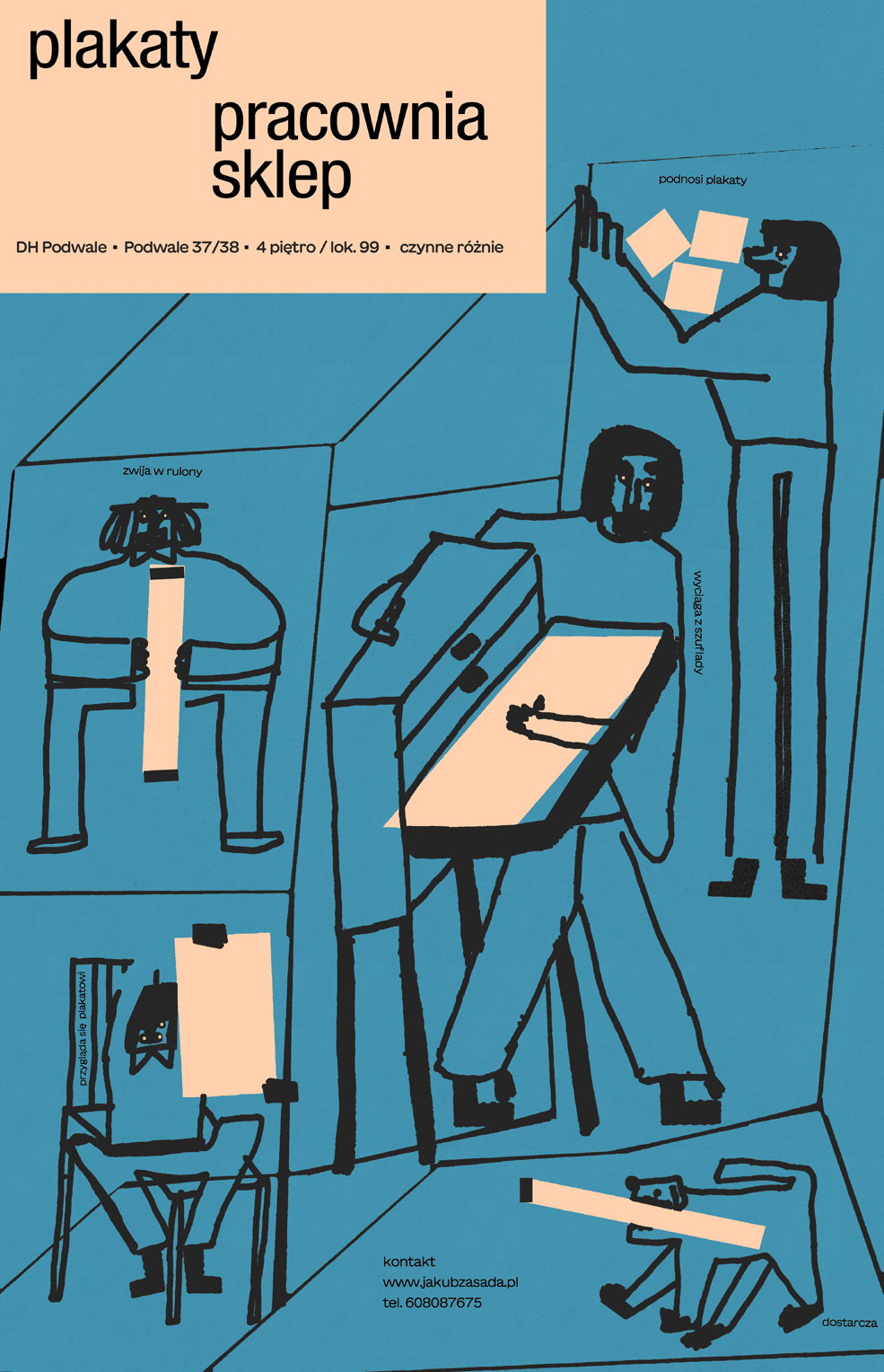 jakub-zasada-illustration-itsnicethat- poster studio invites you (Copyright © jakub-zasada-illustration-itsnicethat-, 2025).jpg