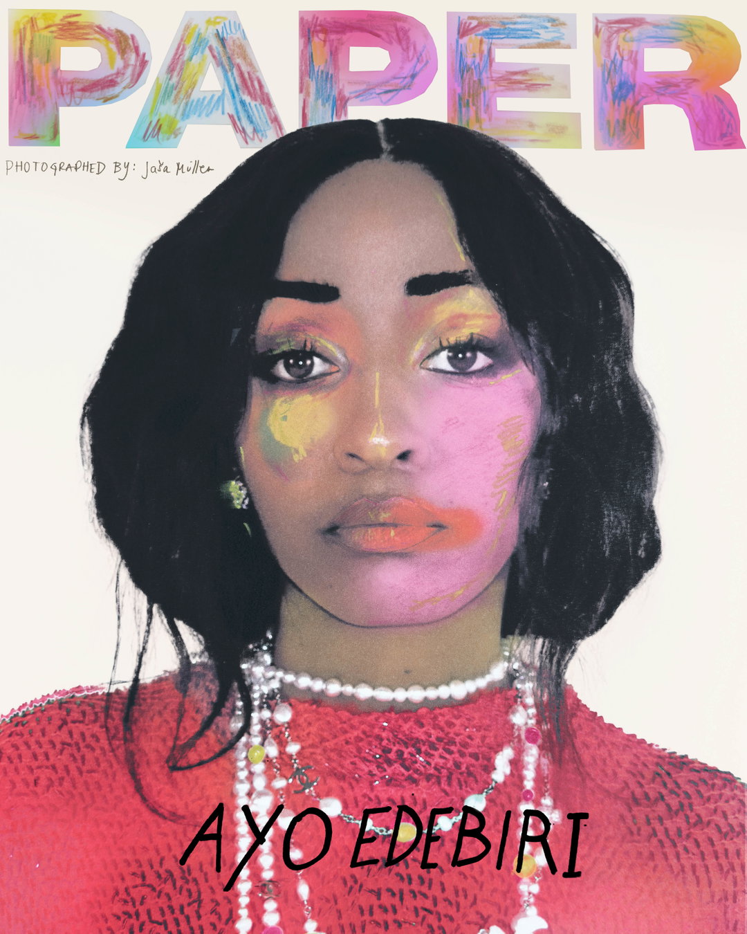 Jaša Müller’s pastel portraits of our biggest stars are personal, playful and imperfect