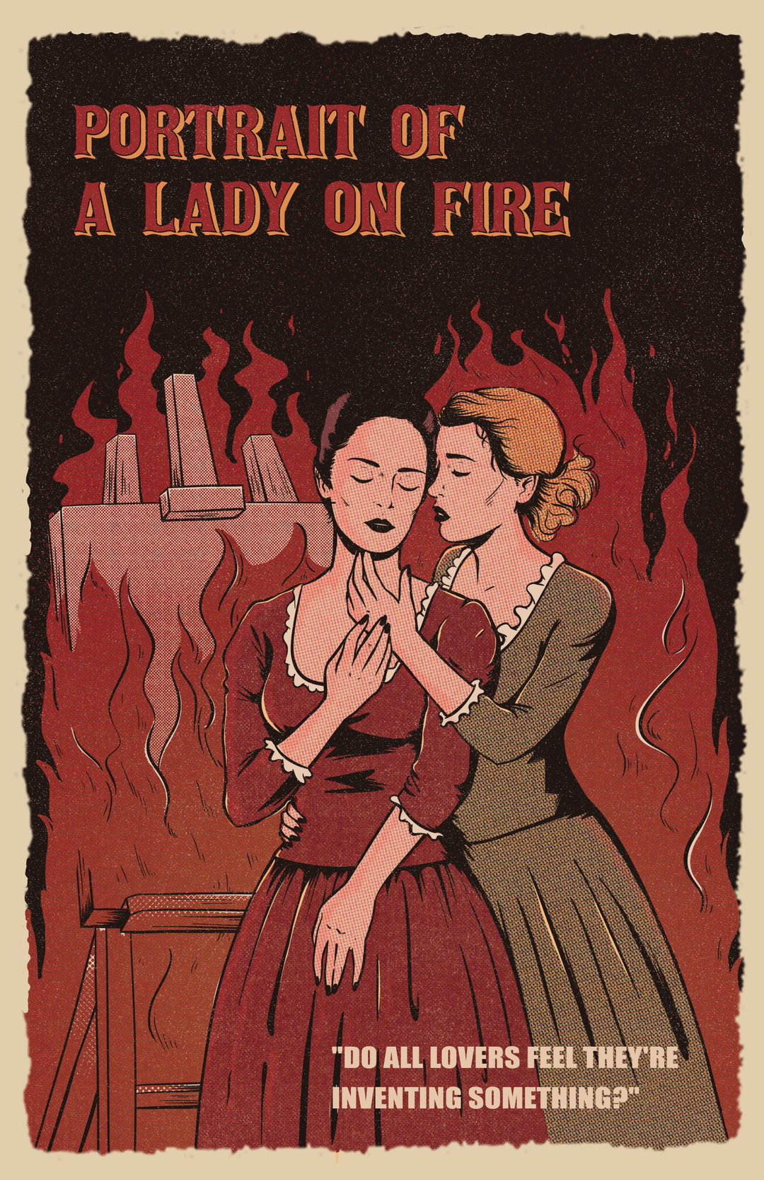 jenifer-prince-illo-itsnicethat_-Lesbian-Pulp-Movie-Posters---Portrait-Of-A-Lady-On-Fire-(Copyright-©-jenifer-prince-illo-itsnicethat,-2020).jpg