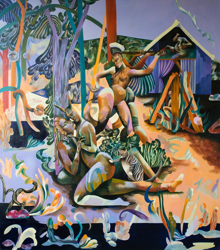 Jessie Makinson on the intuitive process behind her fantastical paintings