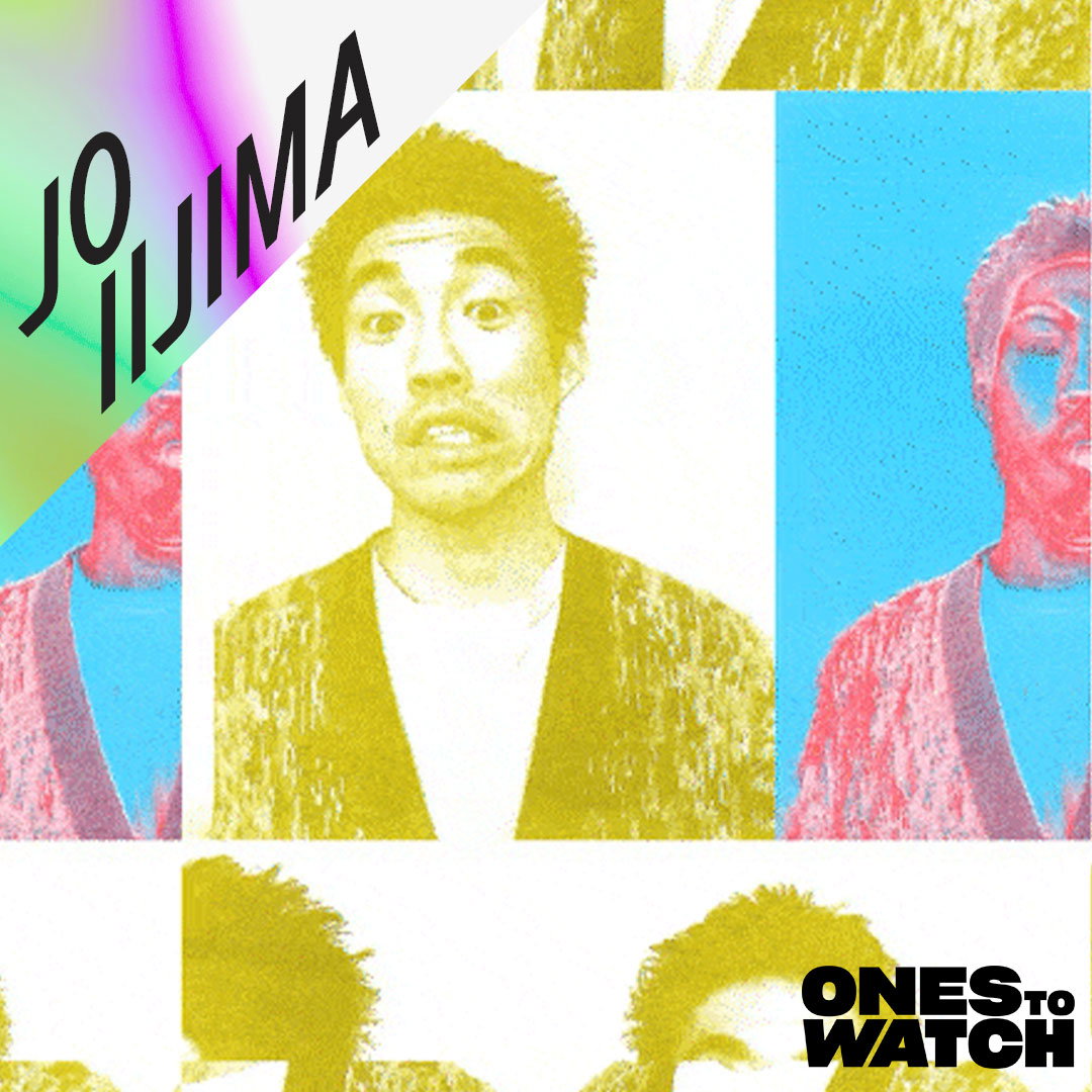 Jo Iijima’s graphic design works are cosmic swirls of moving image and blended brand identities