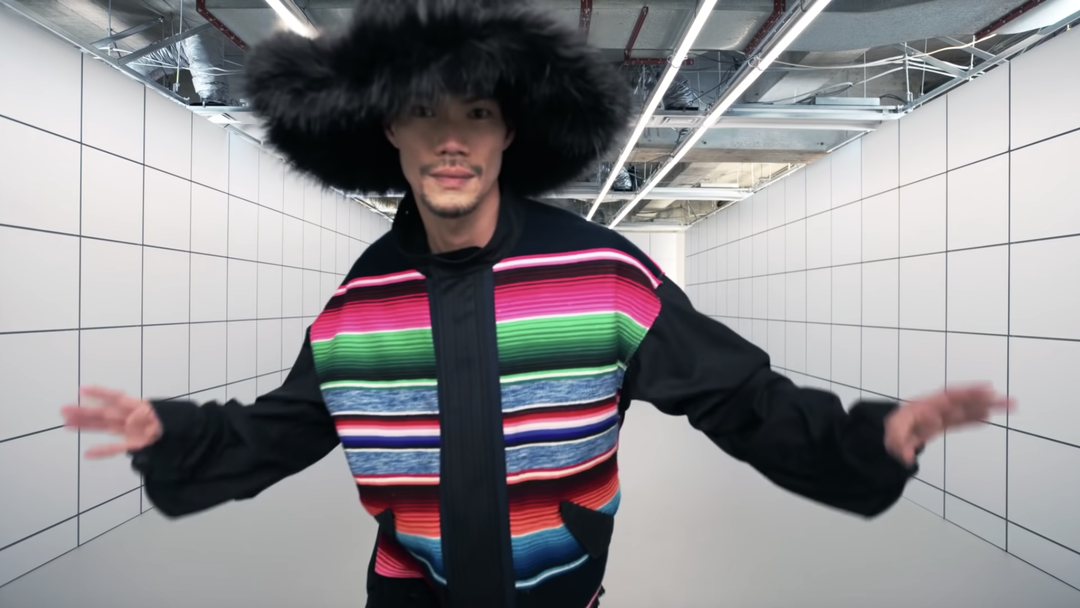 Jamiroquai’s Virtual Insanity remade for Junya Watanabe’s latest menswear collection