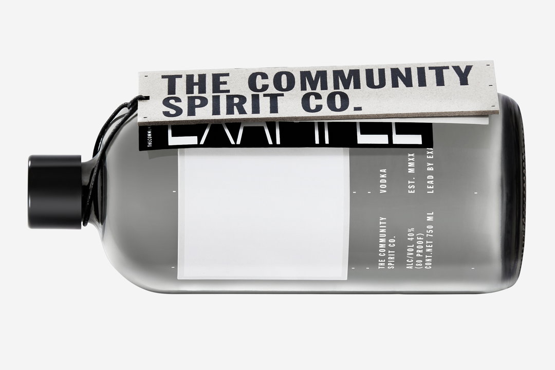 Wieden+Kennedy designs a uniquely blank-labelled vodka with Bráulio Amado