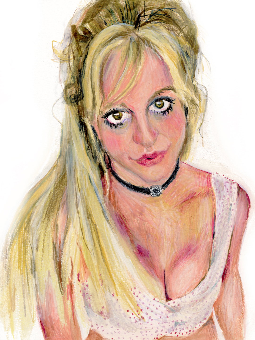 laura-collins-art-itsnicethat-Laura-Collins-Britney_s-Instagram-Post-6.15.20-no.3--9x12-mixed-media-2020.jpg