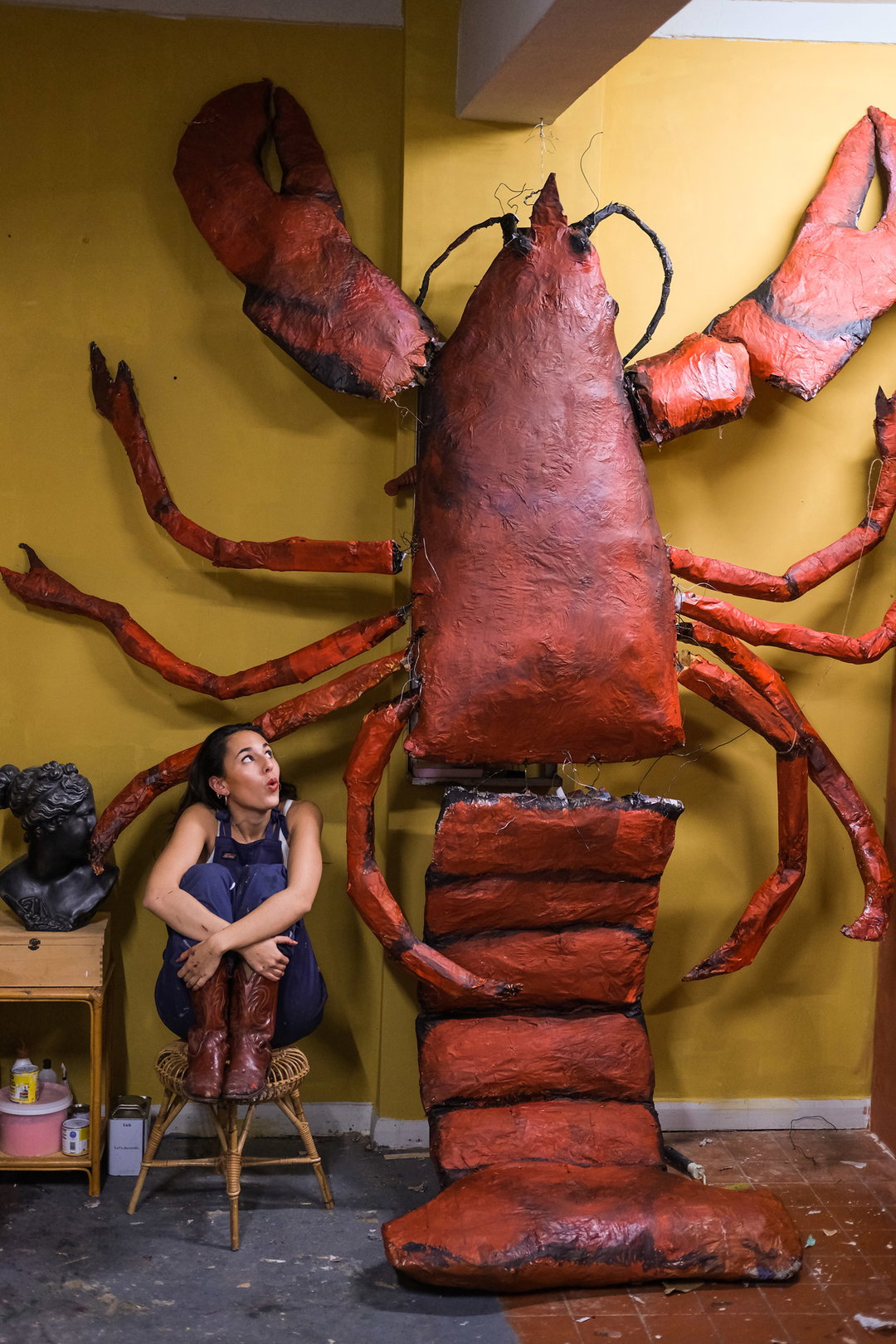 Layla Andrews and six artists, including Charlotte Mei, visualise a funny saying about a fish and a bicycle for IWD