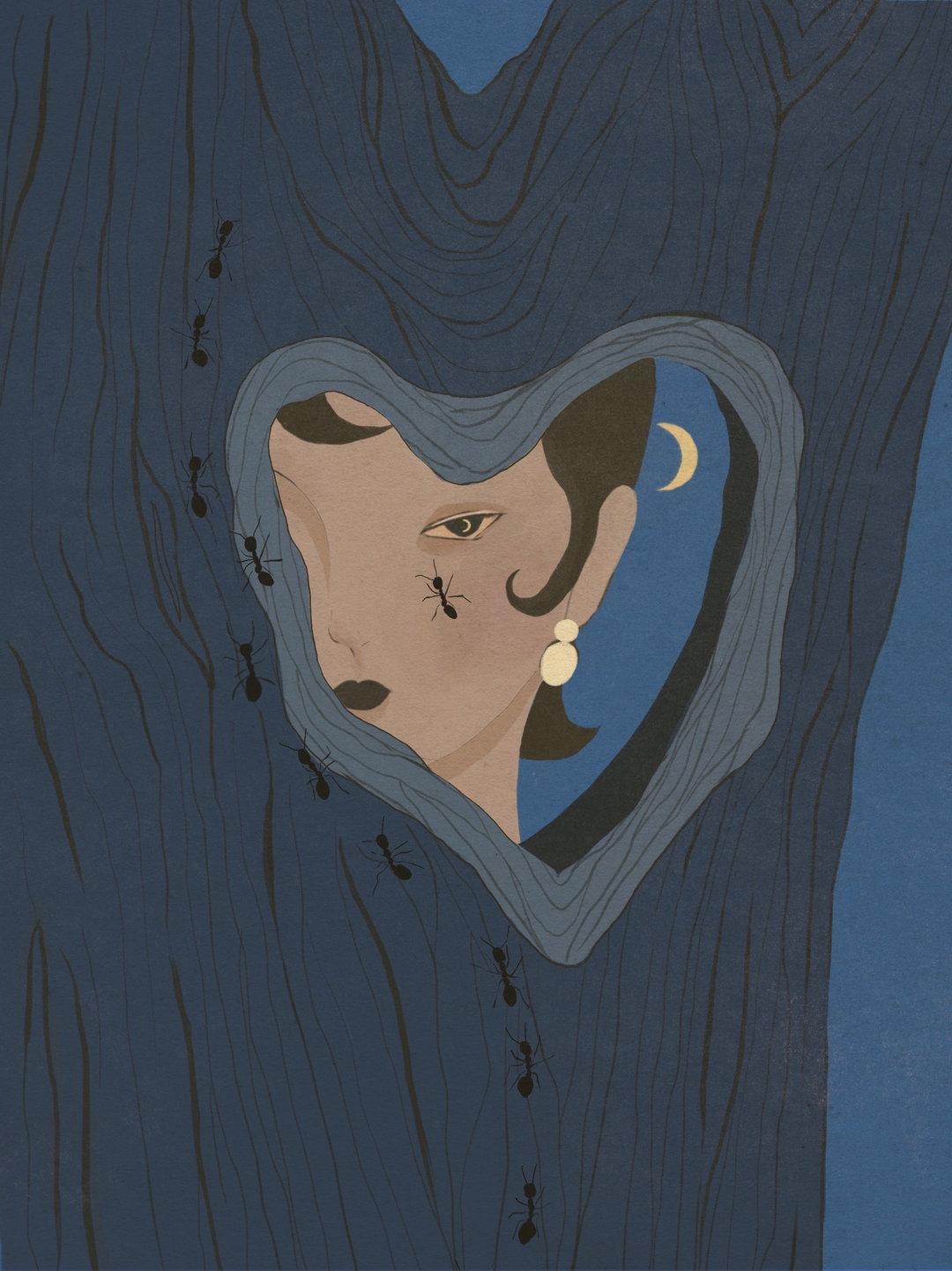 With muted palettes and papery textures, illustrator Lea Woo aims for a subtle “vintage” aesthetic