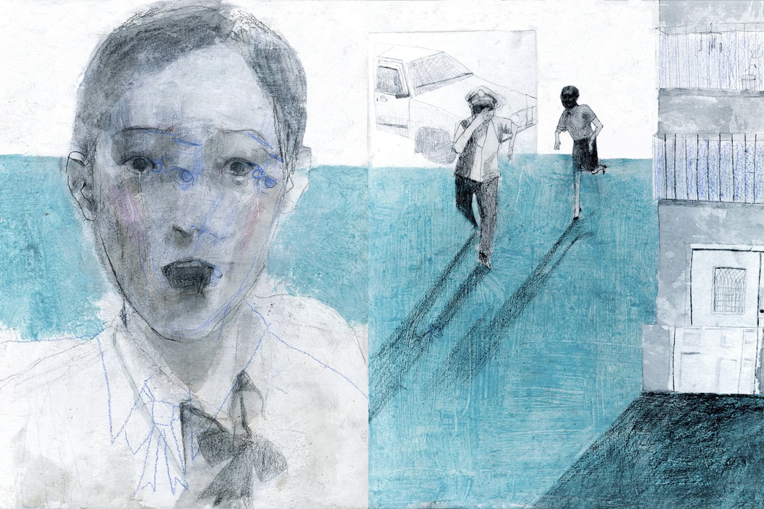 Lily Li uses watercolour paint “like snow” to translate the illusions and struggles of immigration