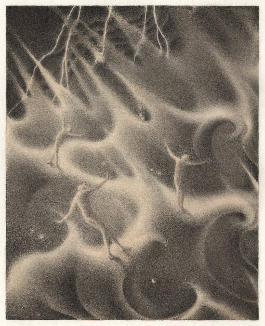 Gazier Marine makes her painstakingly detailed graphite drawings at night – and you can tell