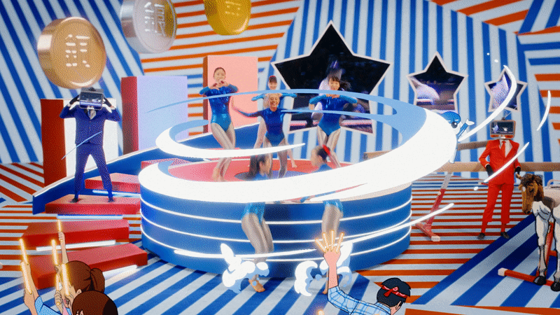 nexus studios Fantasista Utamaro factory fifteen bbc creative tokyo olympics trailer animation itsnicethat 2.gif
