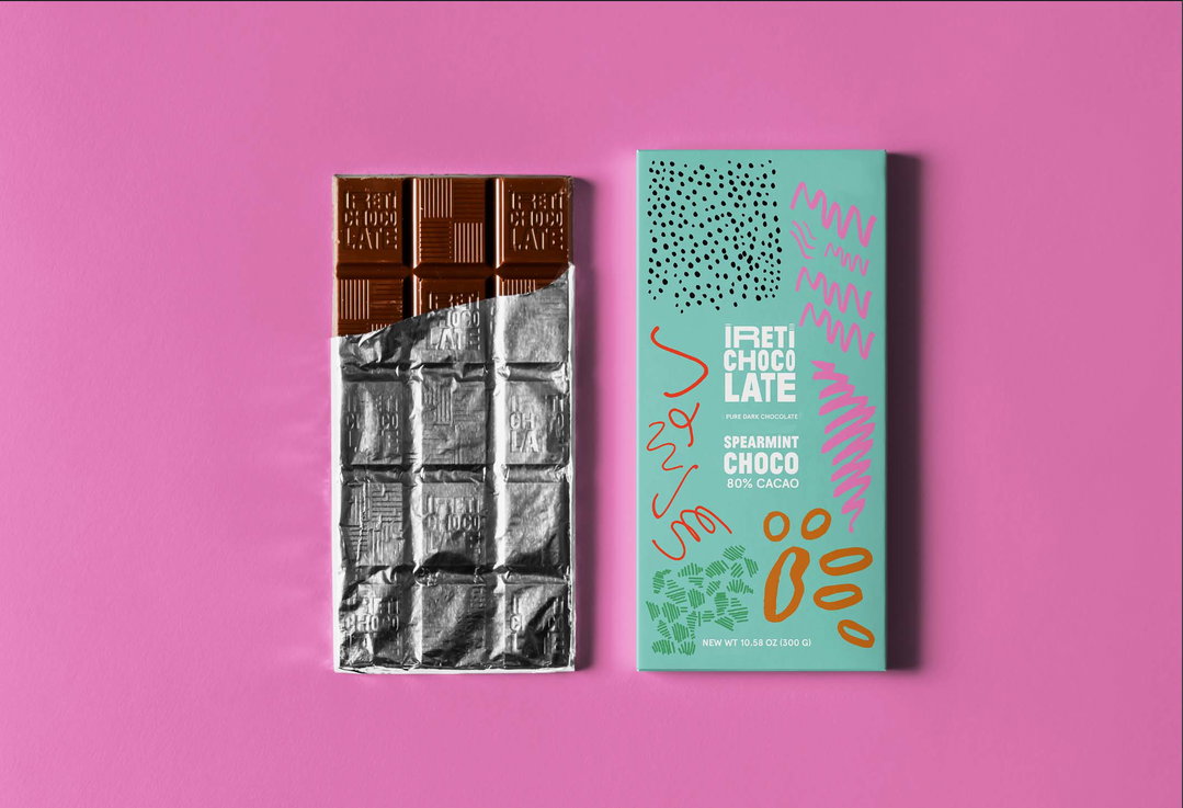 nicole cousins graphic design itsnicethat_Nicole Cousins_ Ireti Chocolate, Spearmint Chocolate (Copyright © Nicole Cousins, 2021).jpg