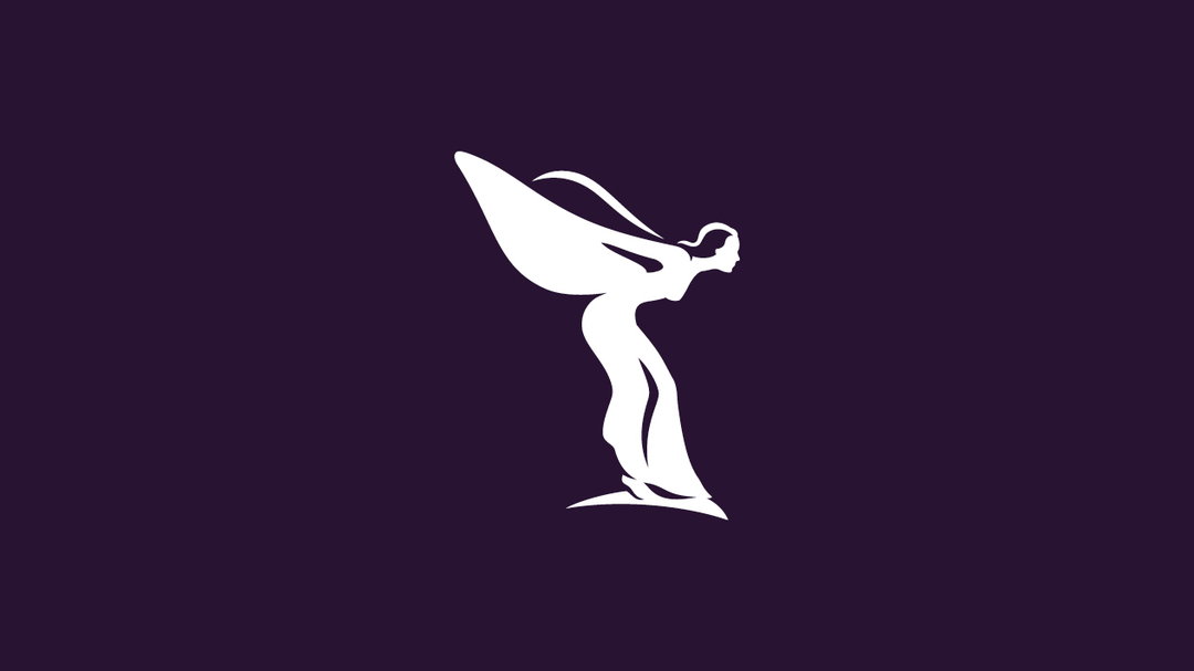 rolls royce rebrand pentagram marina willer graphic design itsnicethat_The new Spirit of Ecstasy on Purple Spirit background .jpg