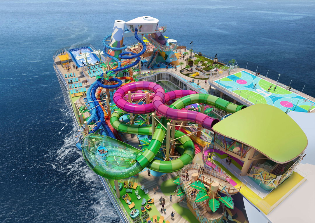 World’s largest cruise ship comes complete with a waterpark