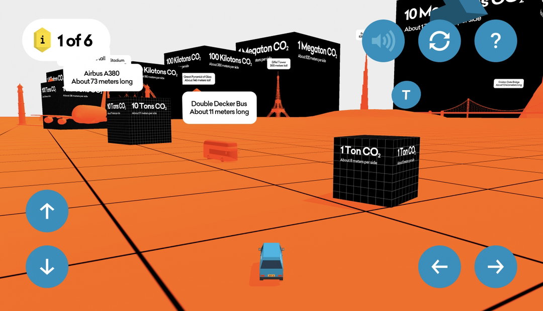 Seeing CO2 brings data visualisation into a game world to make infographics playable