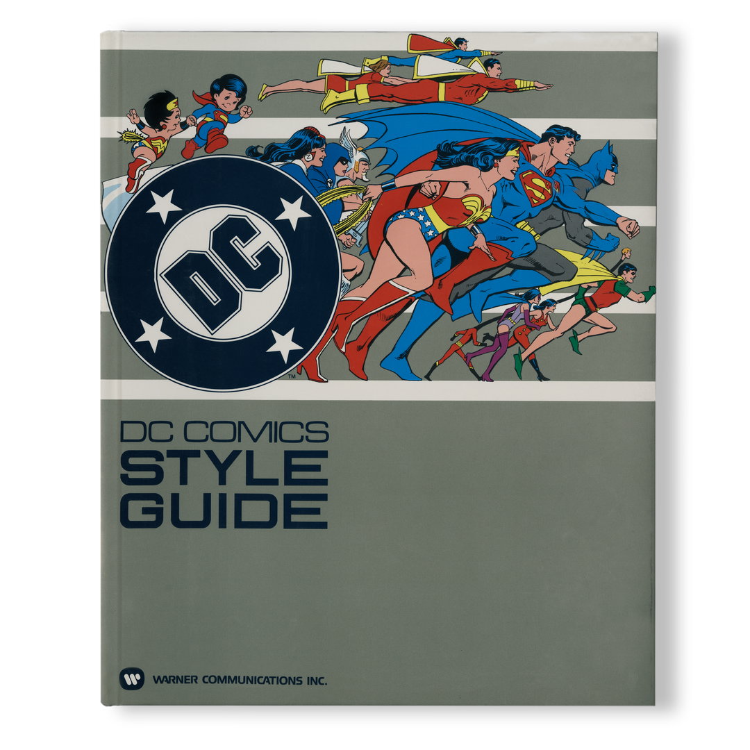 The original style guide for DC Comics characters surfaces for the public