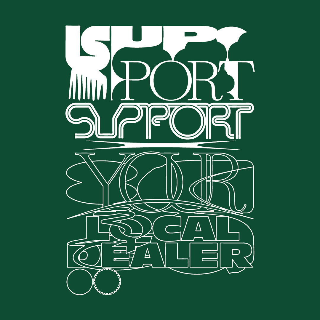 support your local dealer tshirt thek deniz weber graphic design itsnicethat6.jpg
