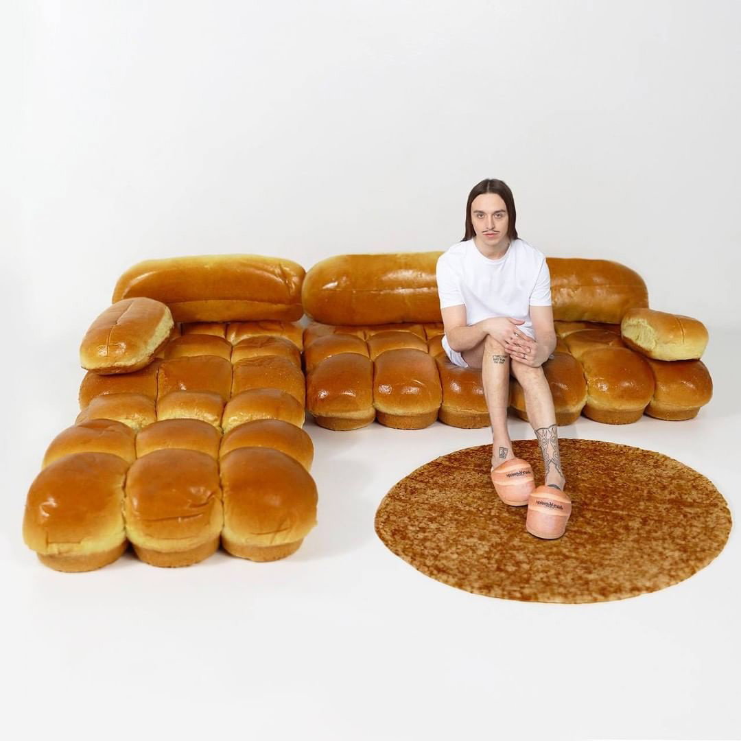 Tommy Cash pitches a cushioney, bread bun sofa to Ikea called Loafa