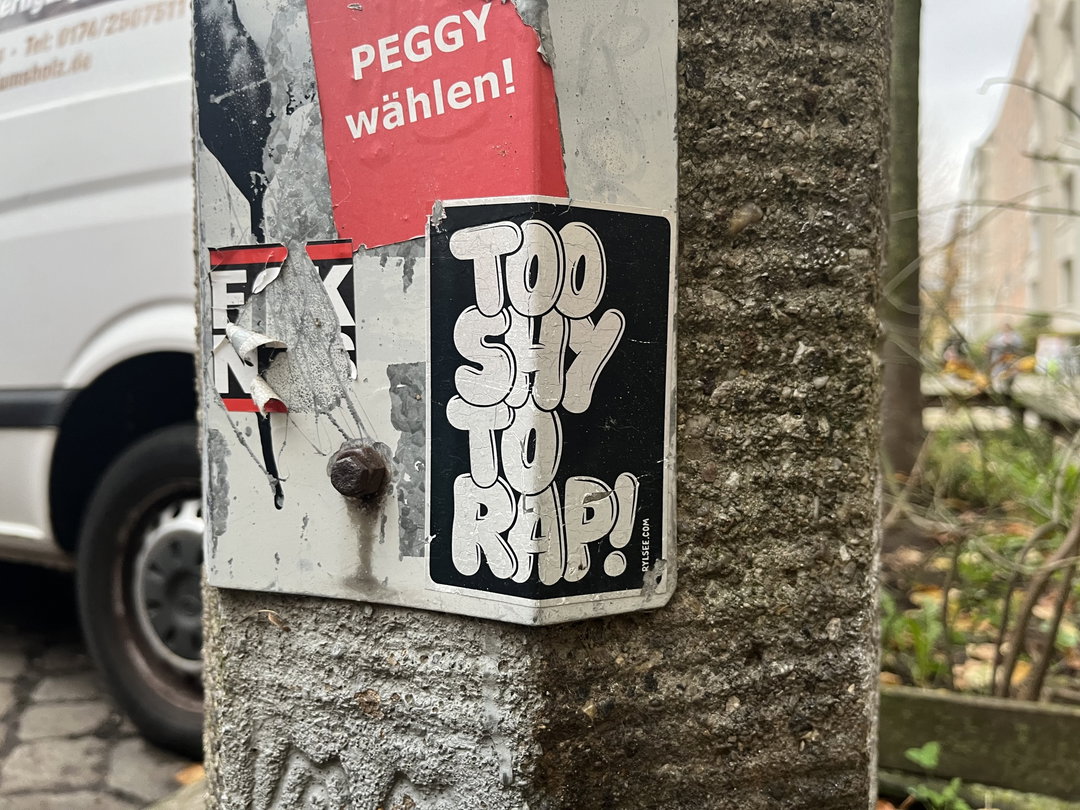 too shy to rap_the view from berlin stickers_milly burroughs_itsnicethat.jpg