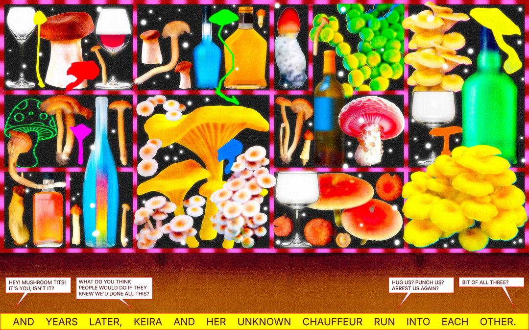 Tractor Beam is a “soilpunk” sci-fi magazine with psychedelic design that teleports you to another world