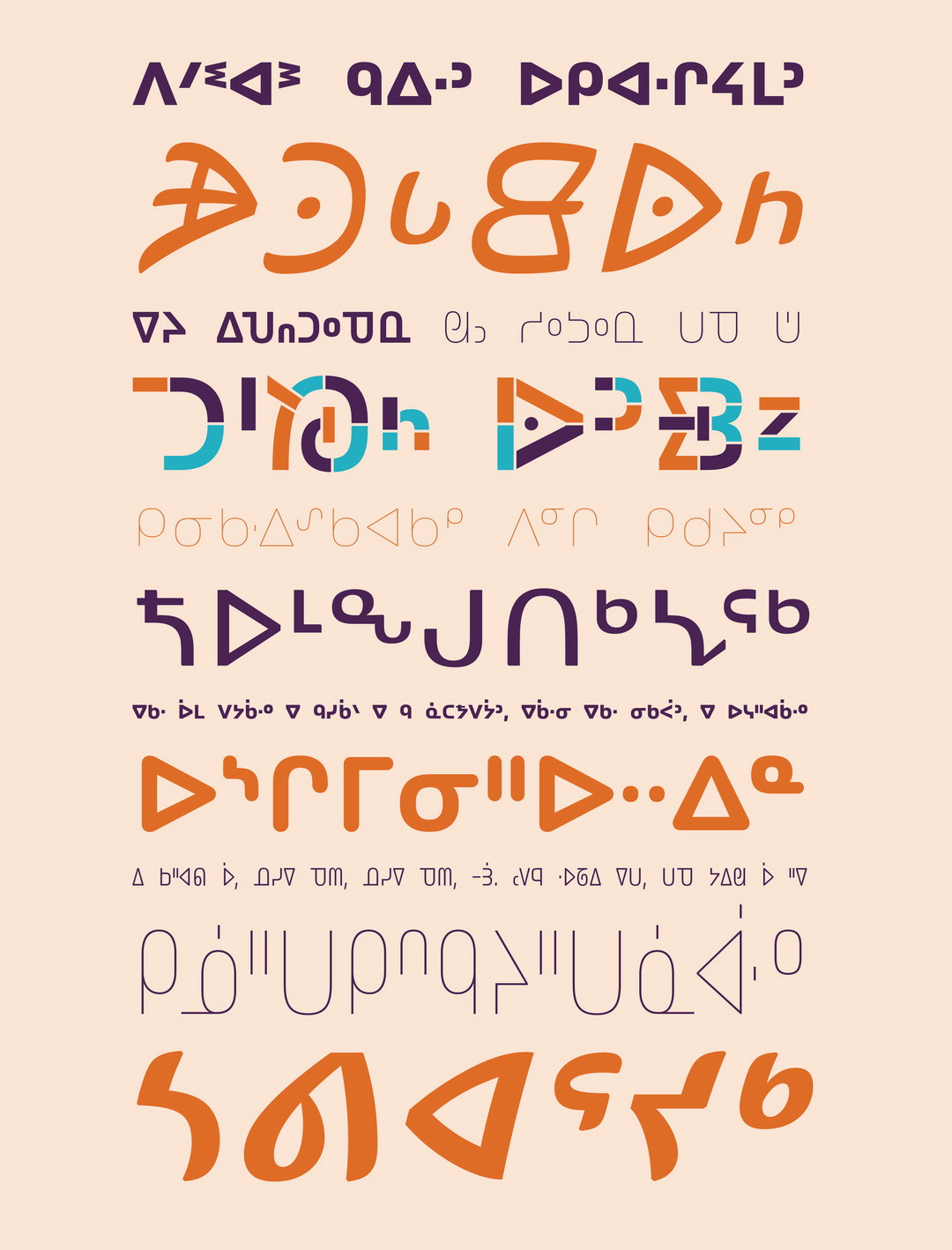 Typotheque develops typefaces to support the digital preservation of Indigenous languages