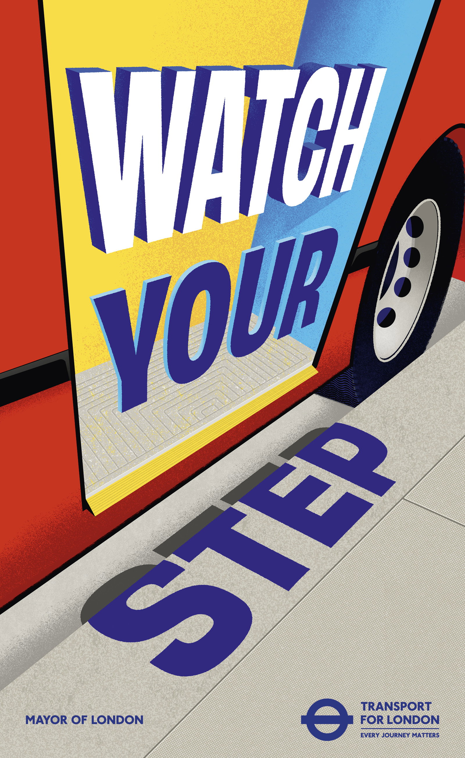 TfL shakes up its safety messaging with striking 3D posters from