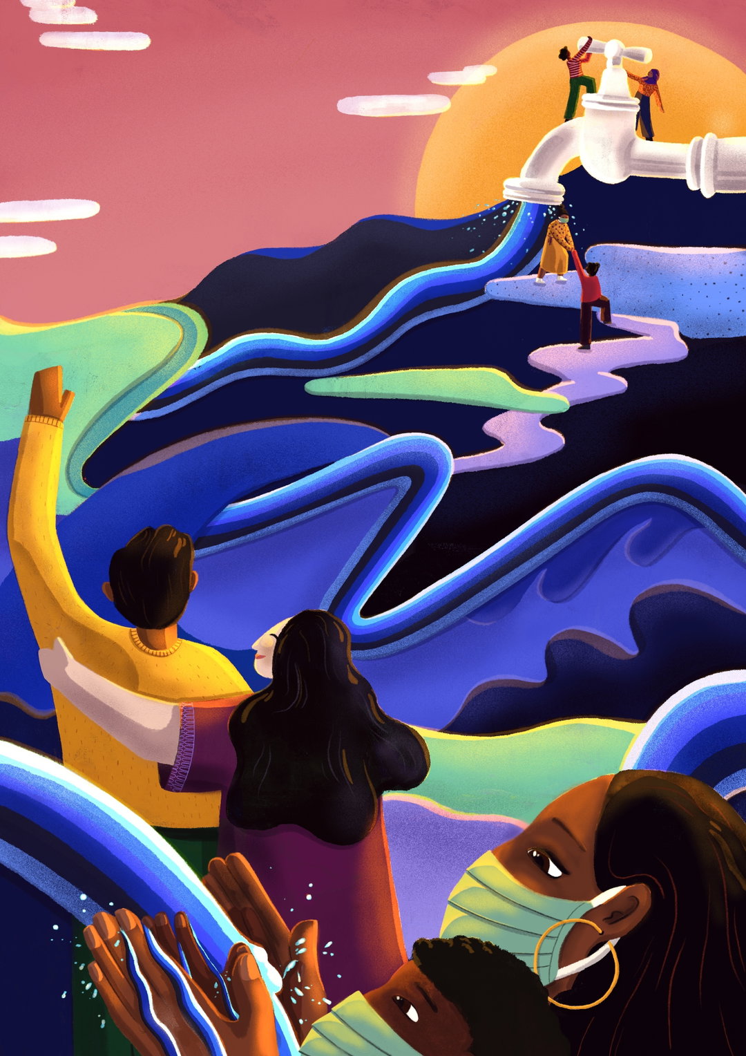 wateraid art of change poster illustration itsnicethat_Jess Mountfield_.jpg