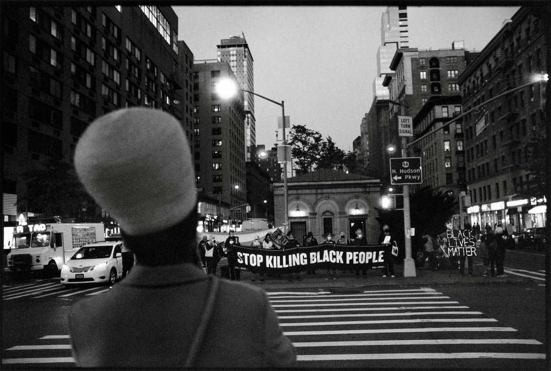 william-meyers-photo-itsnicethat-Black Lives Matter protest, Broadway and 96th Street, Upper West Side, November 20, 2020.jpg