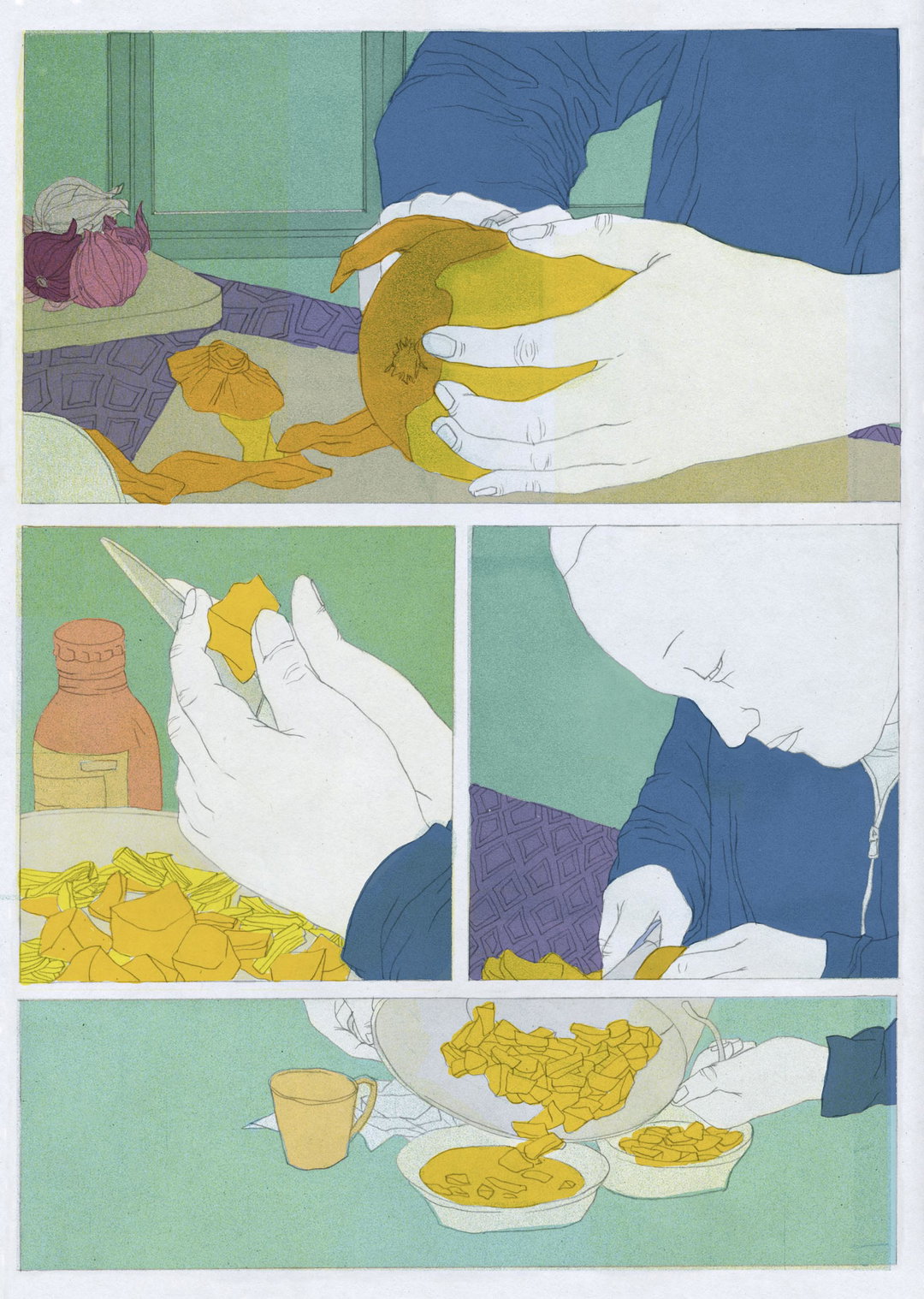 Submerge yourself in the hazy vignettes of Xueting Yang’s comic collection, Teeth