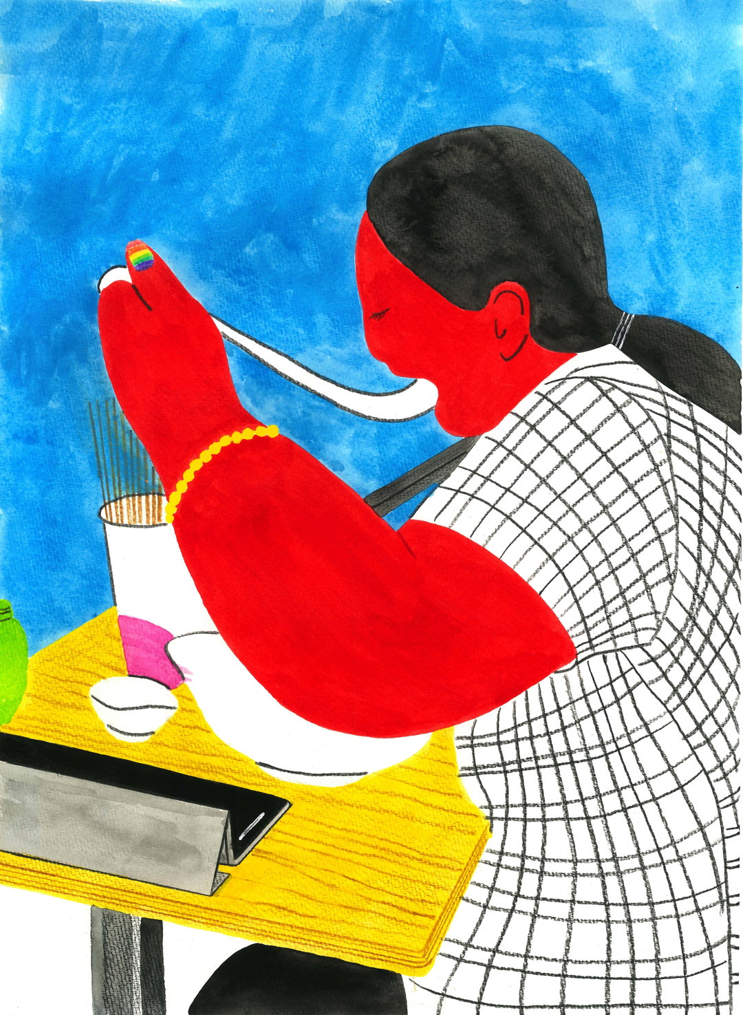 “Like a snapshot in an album”: Zhigang Zhang’s peaceful illustrations preserve fleeting moments of everyday life